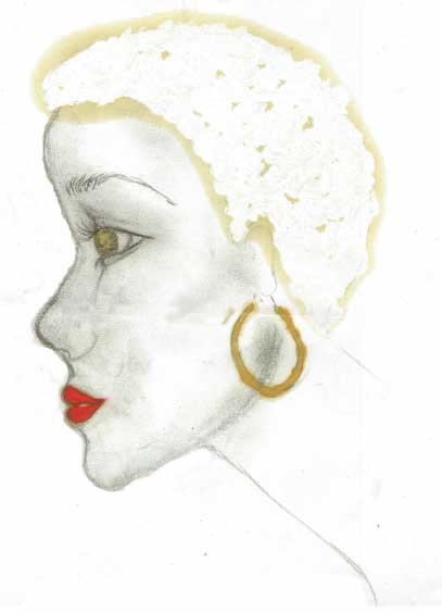 Earring Lady by Barbara Ann Woodard